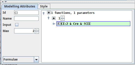 Definition of a logical function for CI